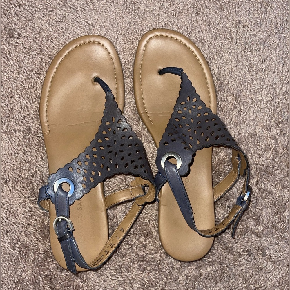 Franco Sarto sandals, dusty blue
